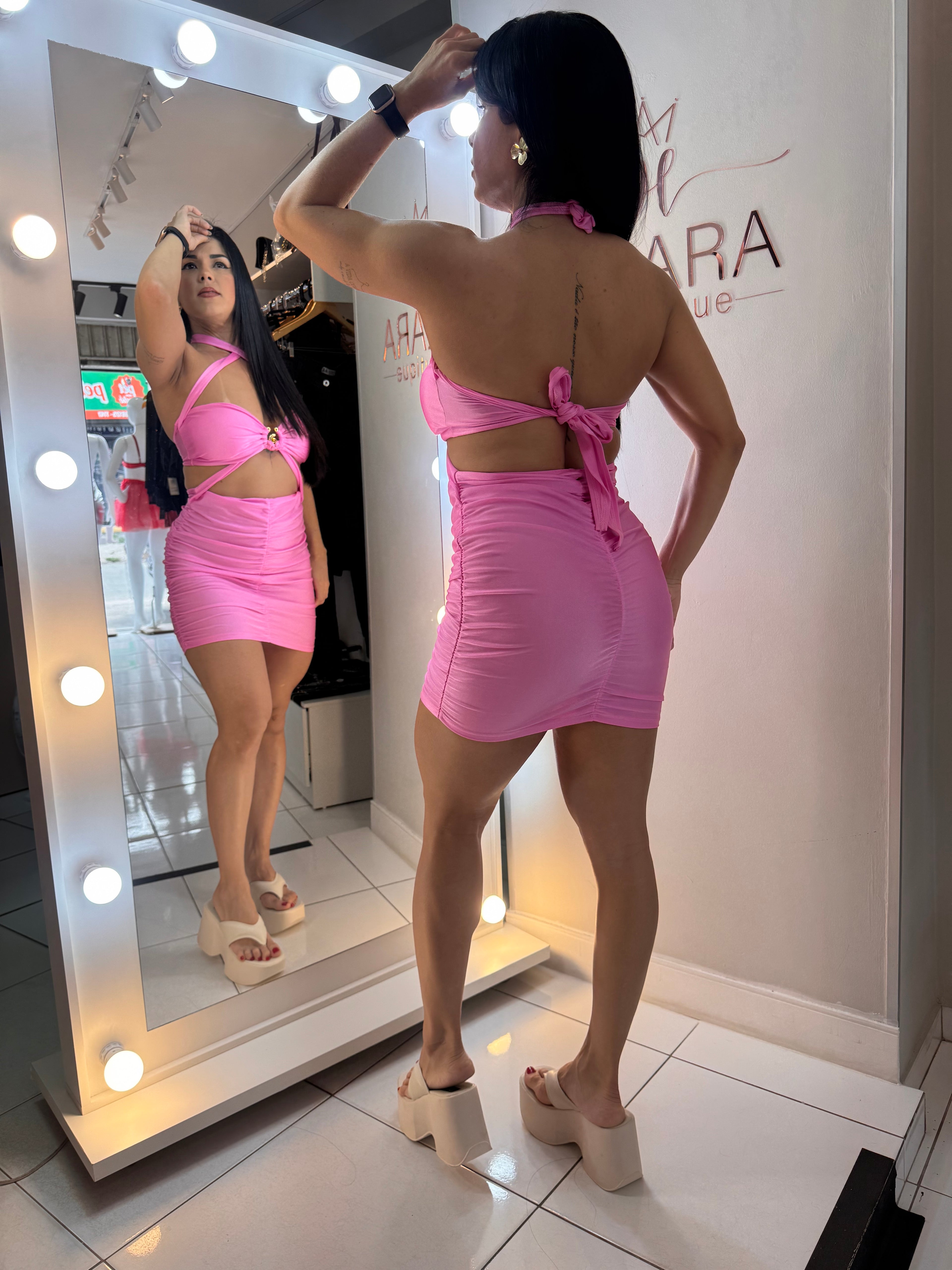 VESTIDO ACETINADO TIFANY