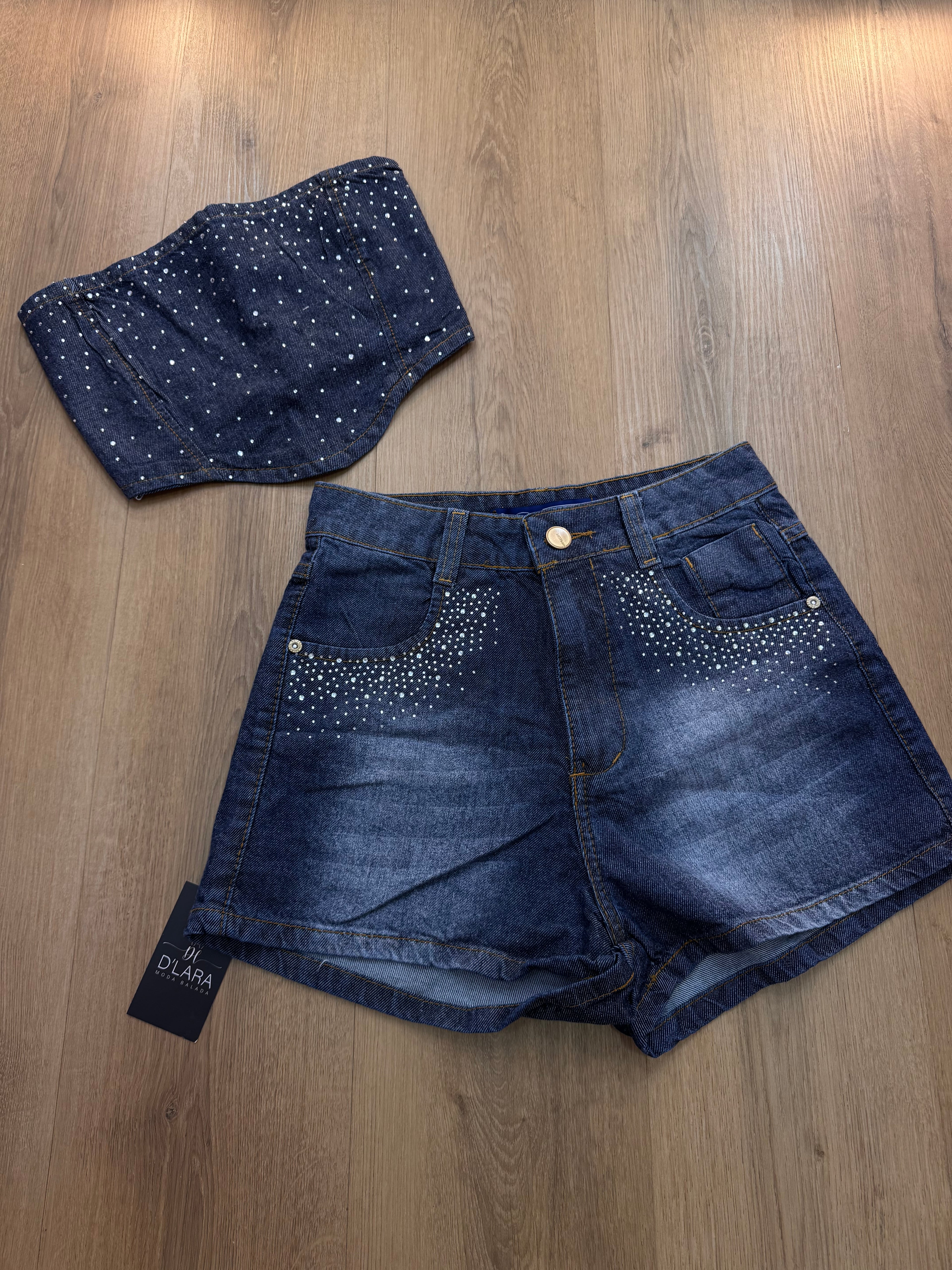 CONJUNTO JEANS BRILHO