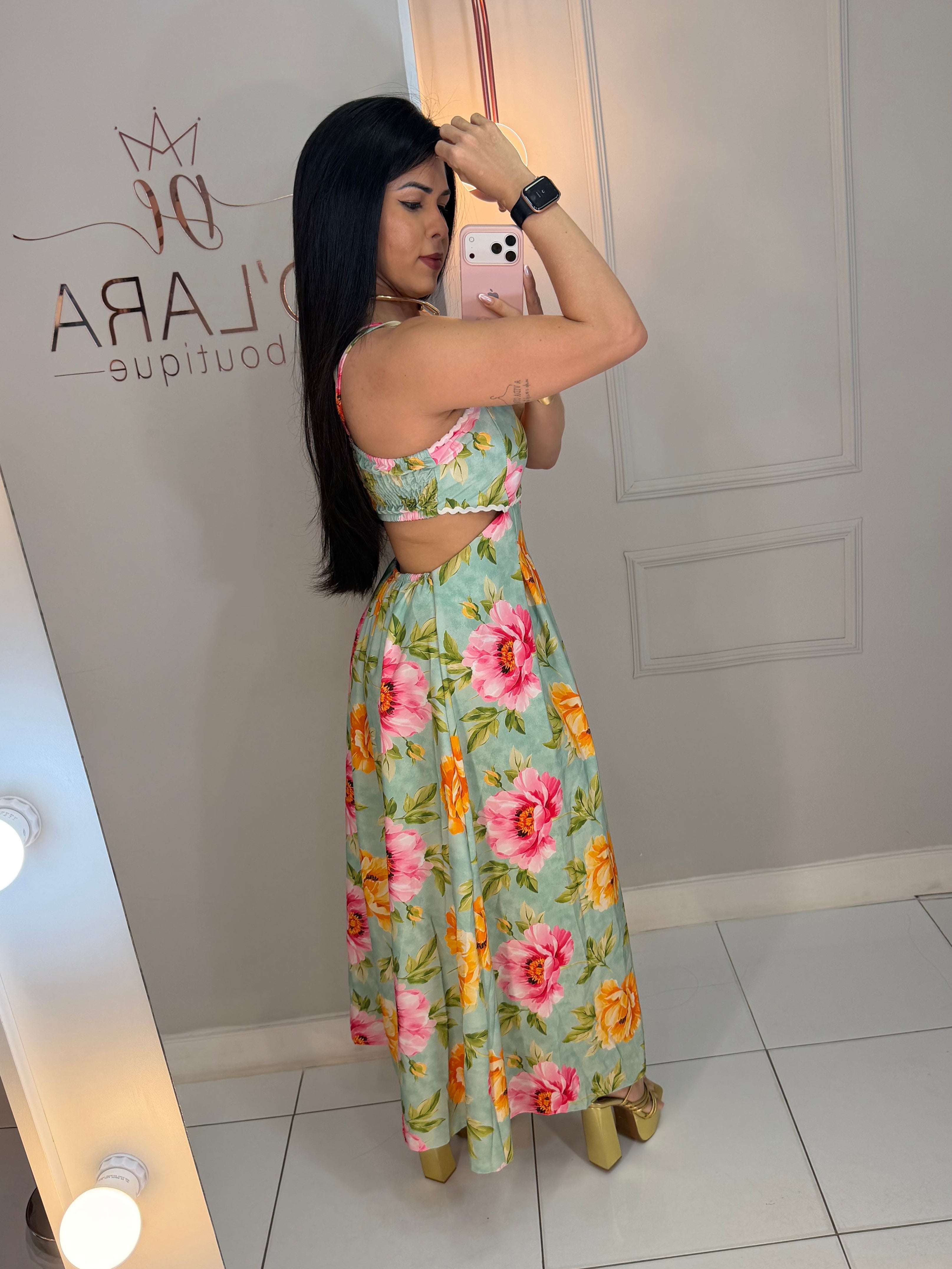 VESTIDO LONGO LANA