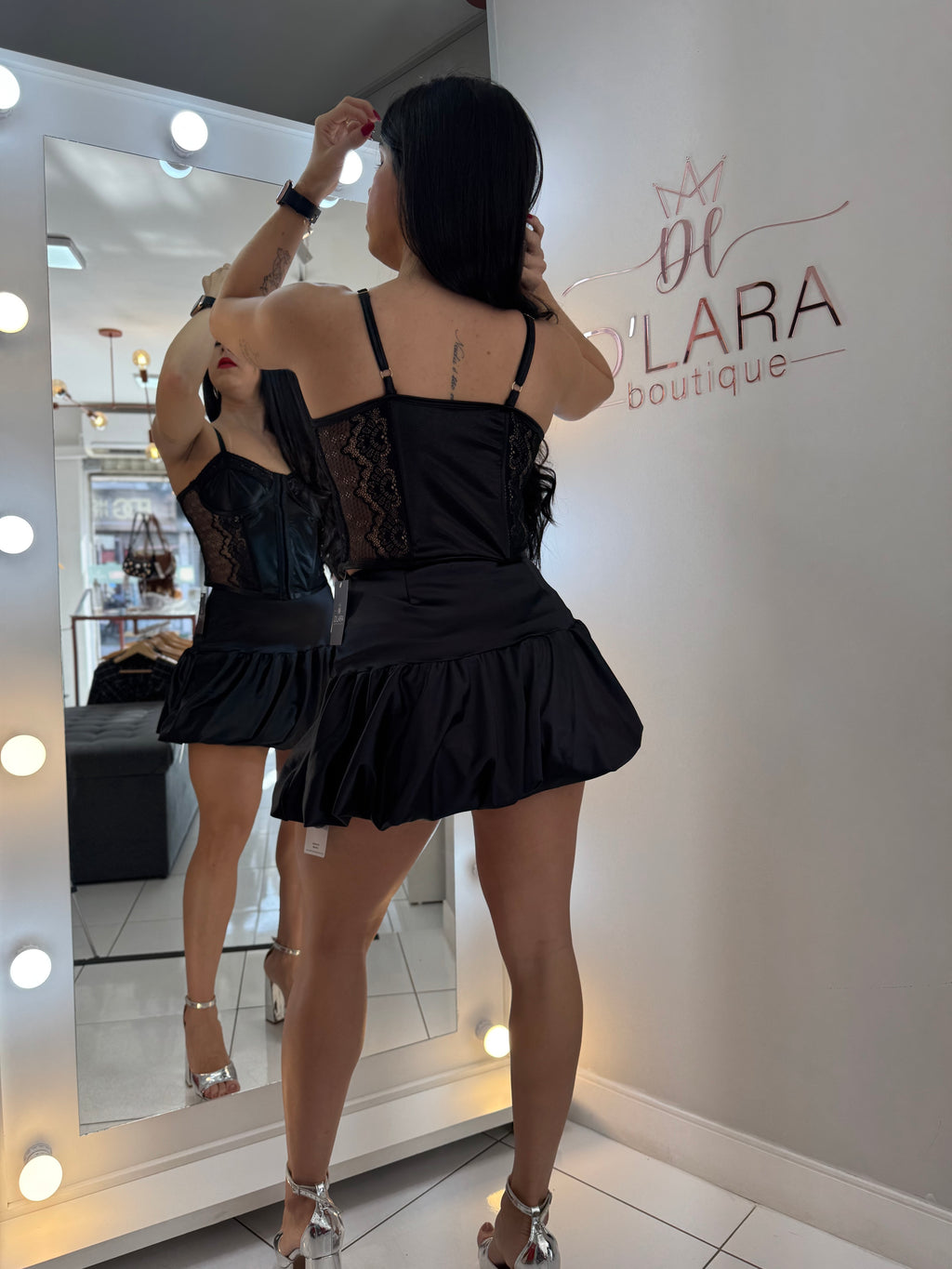 CORSELET PRADA RENDA IVY