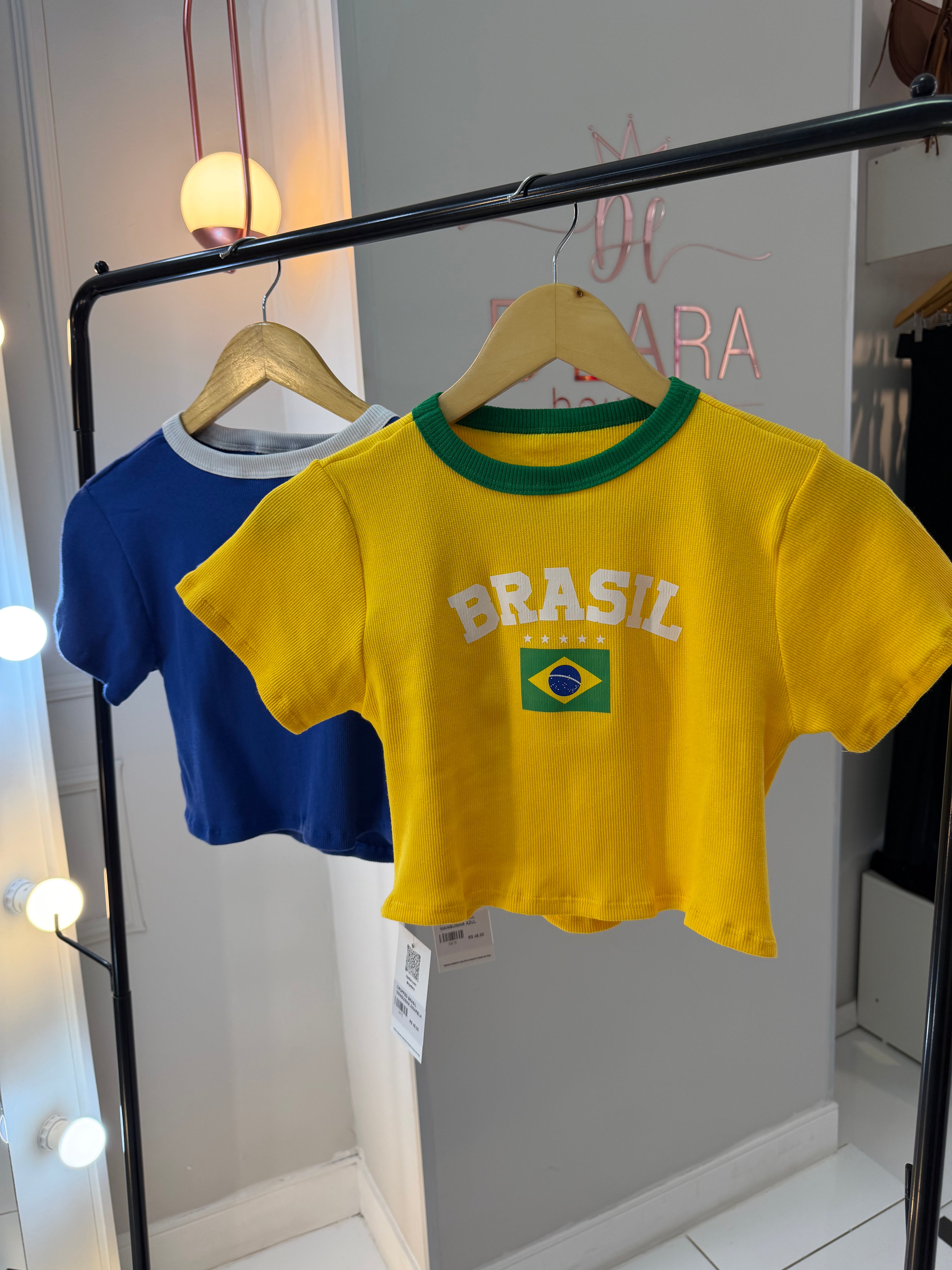 CROPPED CANELADO BRASIL CORE