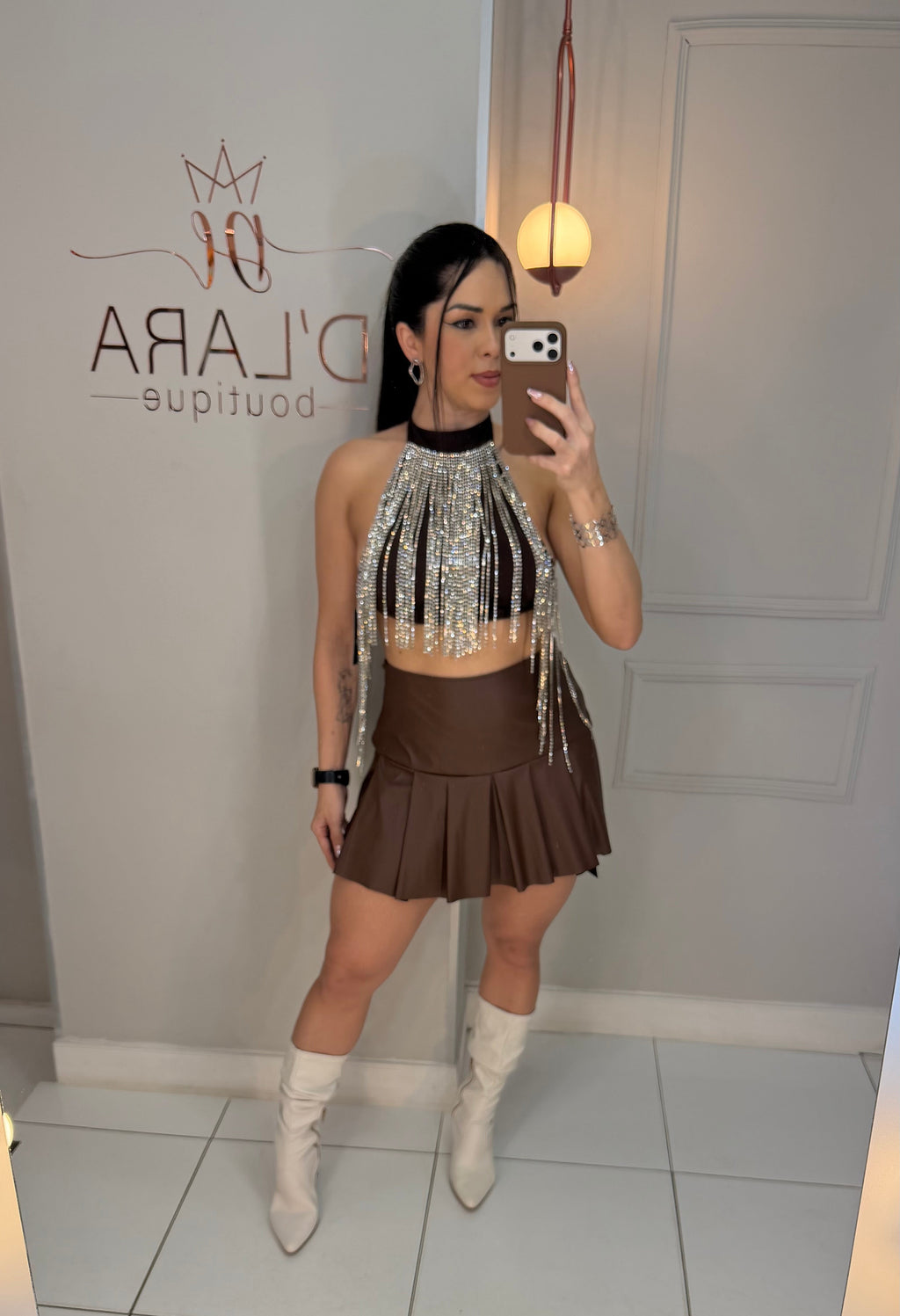 CROPPED PREMIUM STRASS