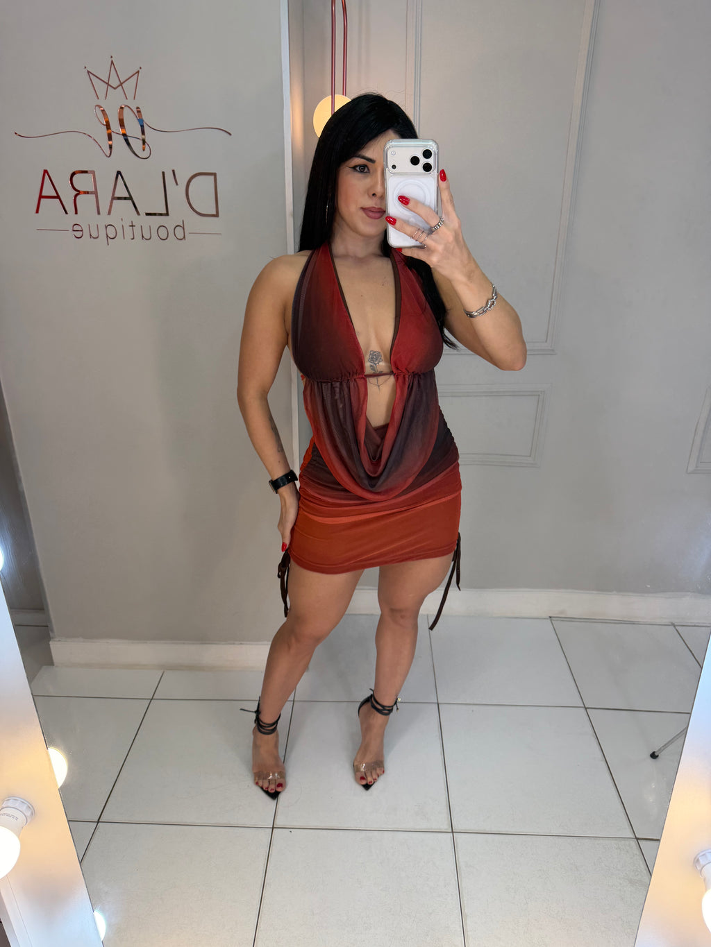 CONJUNTO TULE BICOLOR