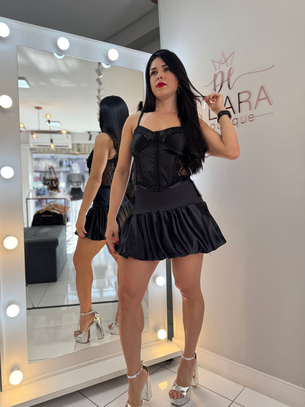 CORSELET PRADA RENDA IVY