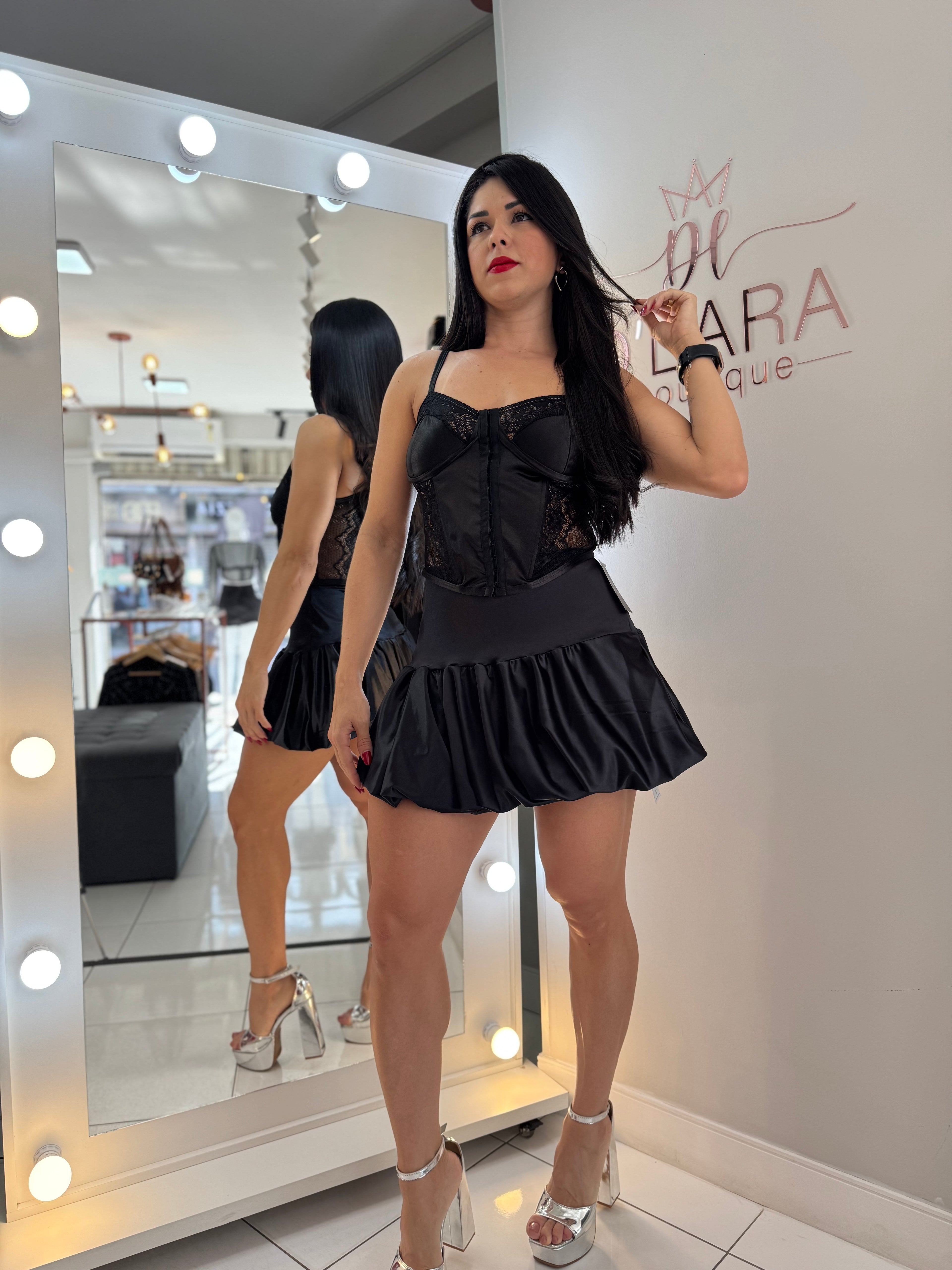 CORSELET PRADA RENDA IVY