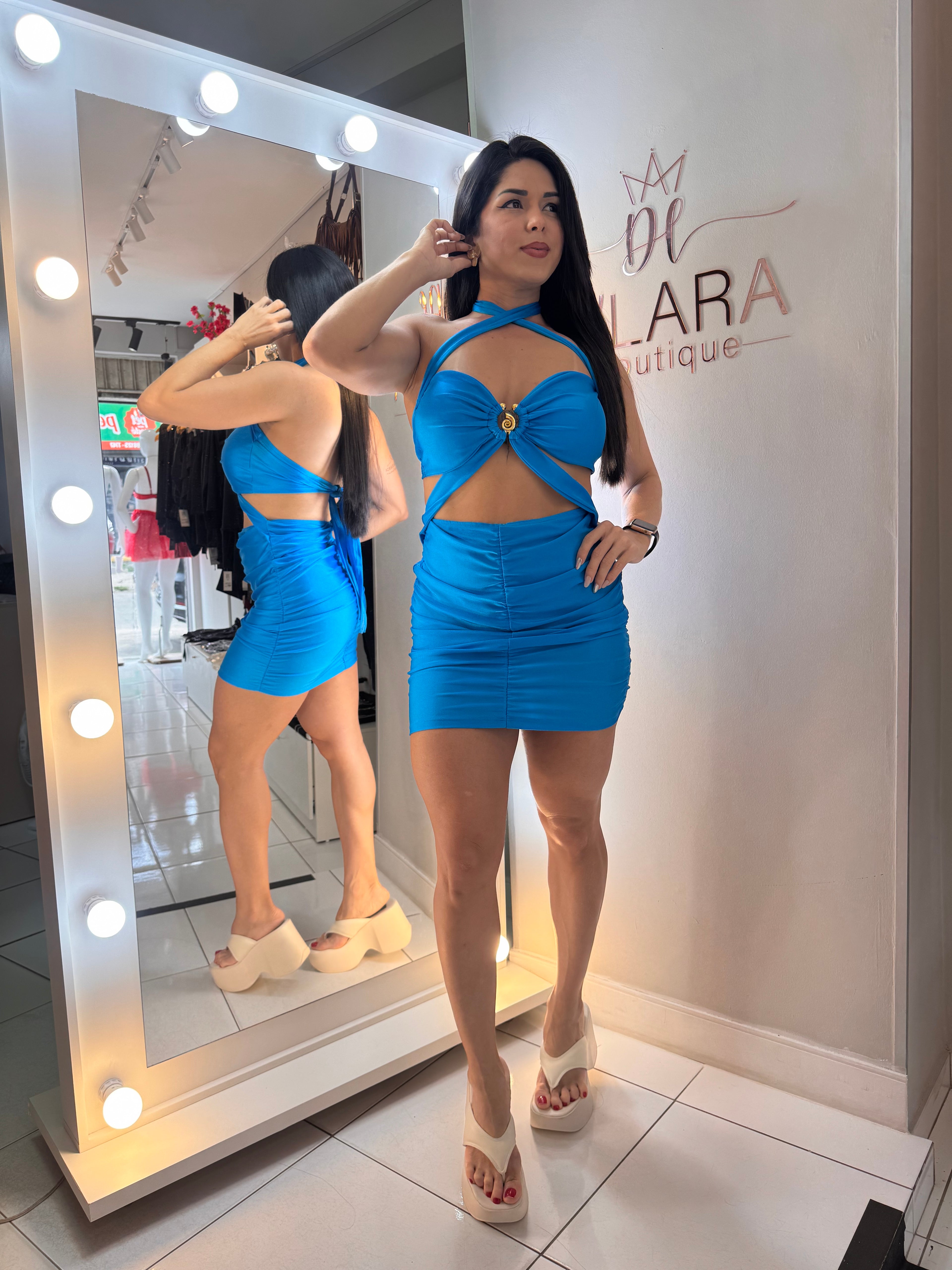 VESTIDO ACETINADO TIFANY