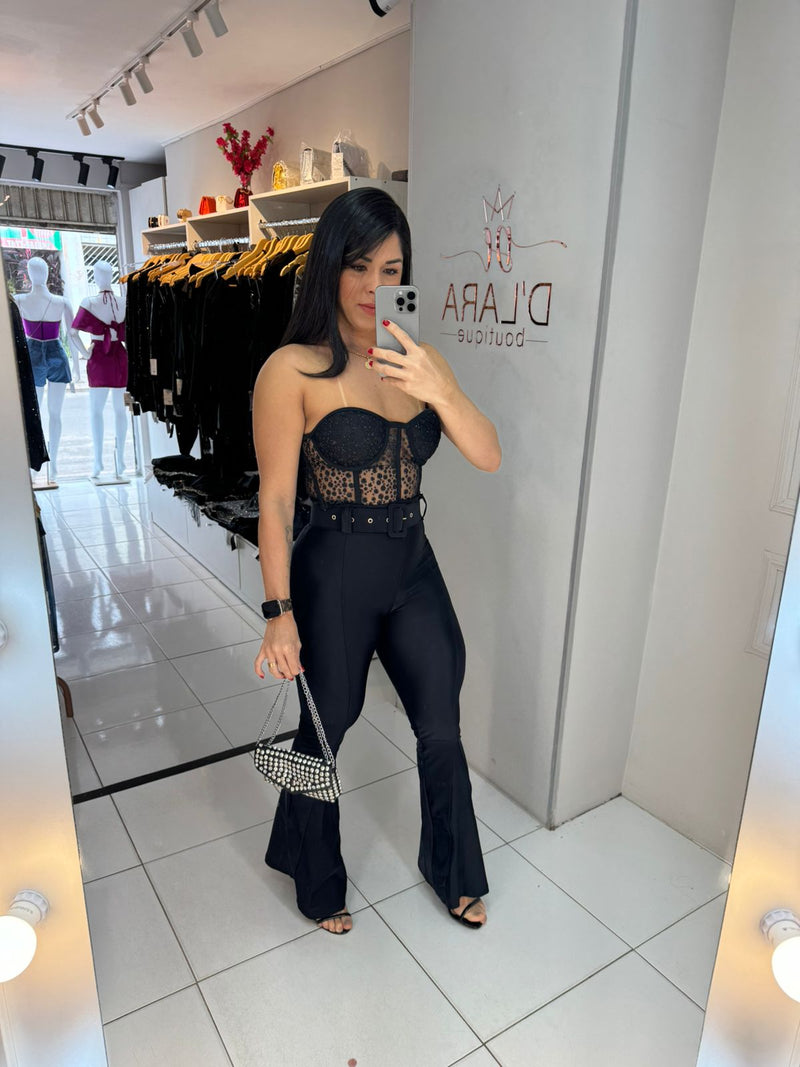 CALÇA PR4DA FLARE