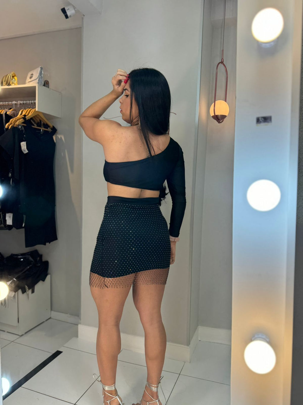 CROPPED ACETINADO MEL