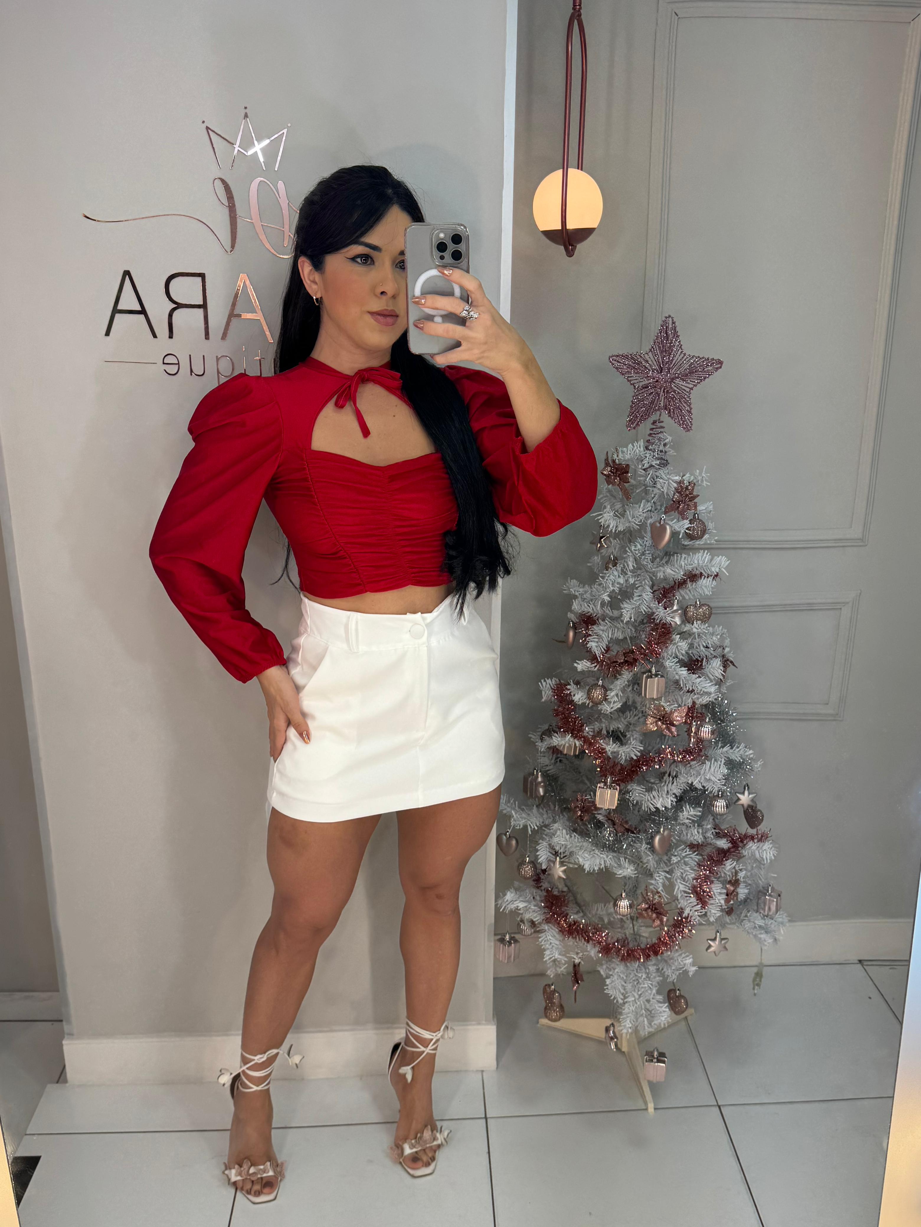 CROPPED ACETINADO HELENA