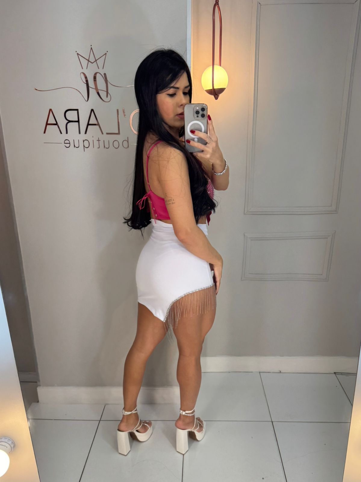 CROPPED STRASS CORAÇÃO