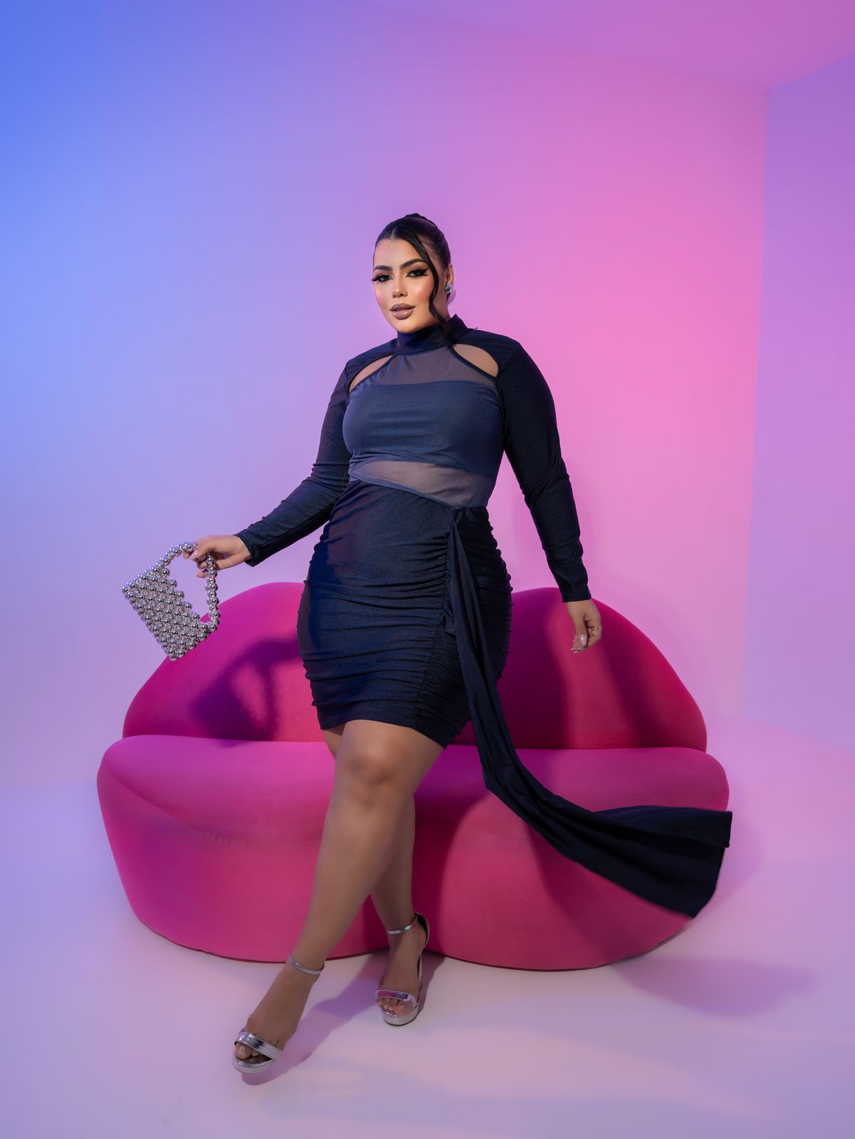 VESTIDO ACETINADO IONARA