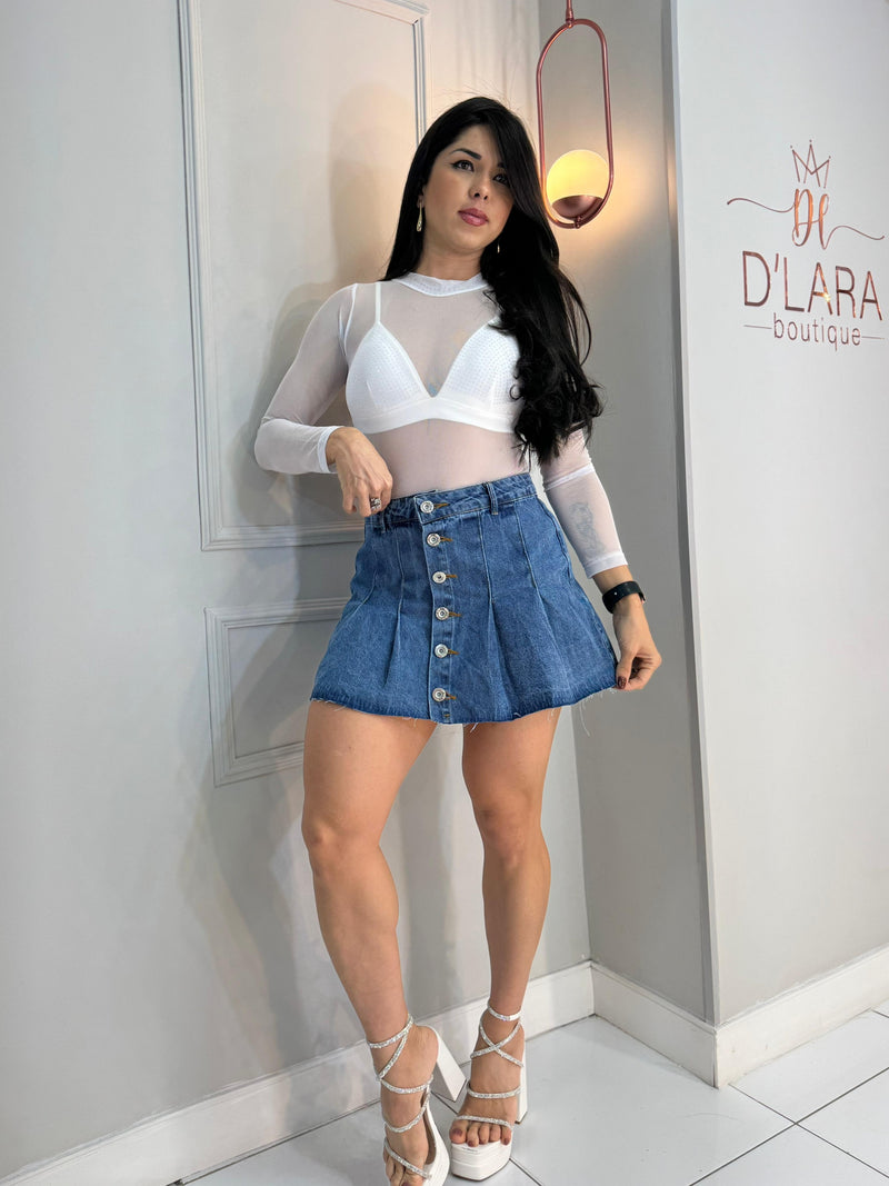 SAIA JEANS PLISSADA ANA