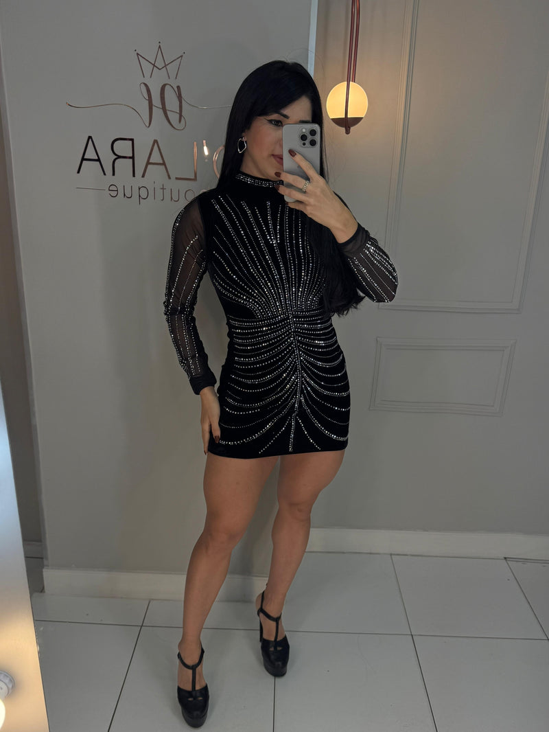 VESTIDO VELUDO JOICE