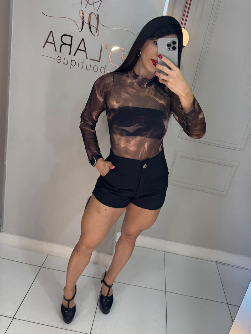 BODY TULE ESTAMPADO