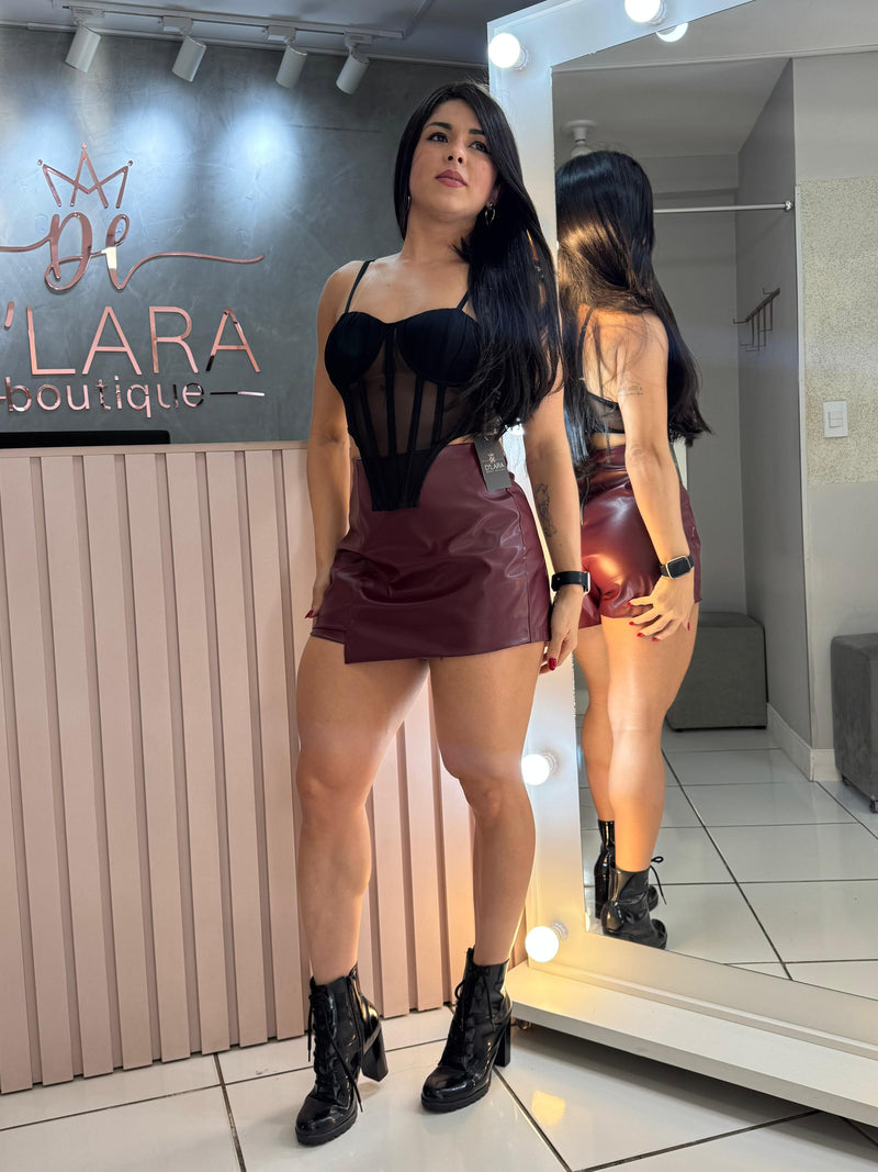 SHORT SAIA CORINO ASSIMETRICO