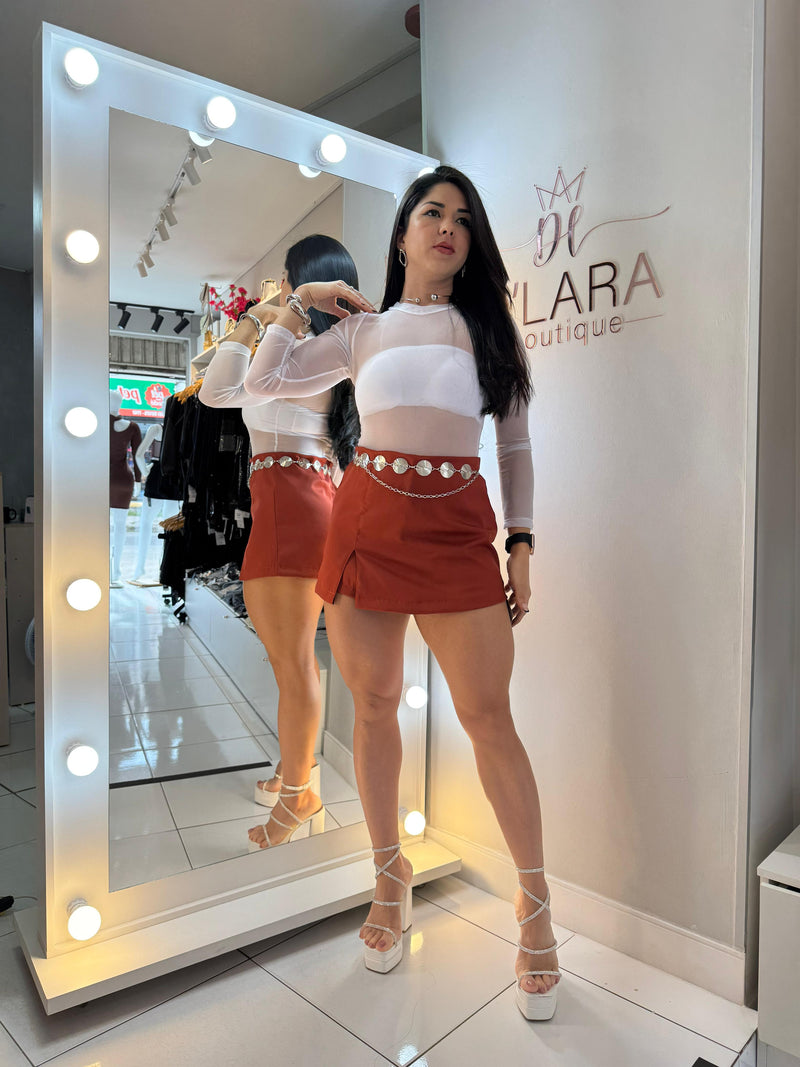 SHORT SAIA ALFAIATARIA AMANDA